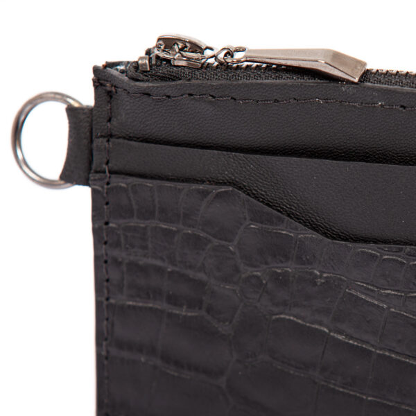 Leather card holder - PARTY/MONSTR