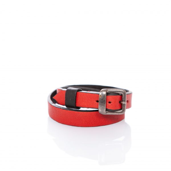 Bracciale in pelle nero - PARTY/MONSTR