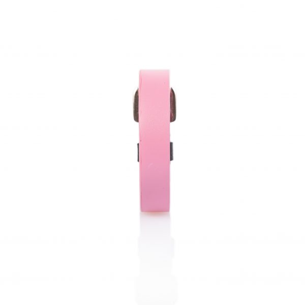 Pink leather bracelet - PARTYMONSTR