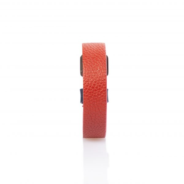 Rotes Lederarmband - PARTYMONSTR