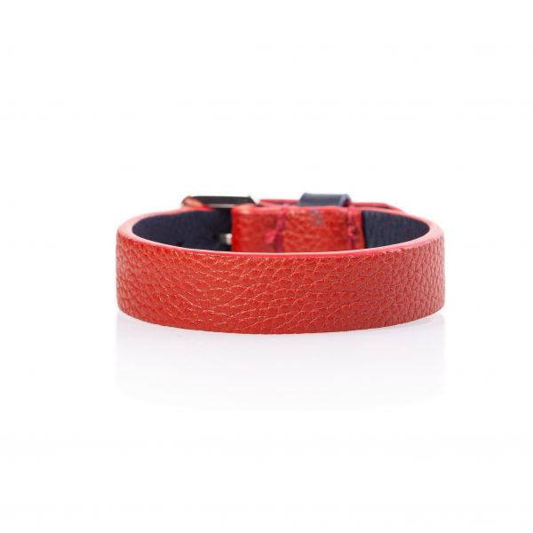Bracciale in pelle rosso - PARTYMONSTR