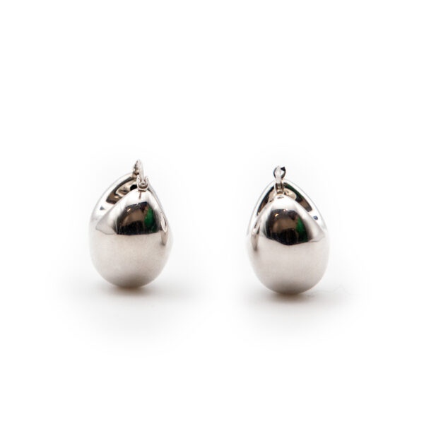 Orecchini a cerchio bombato in argento 925 - PARTY/MONSTR