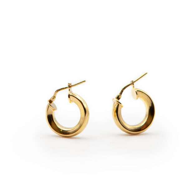 Orecchini a cerchio torchon in argento 925 - PARTY/MONSTR