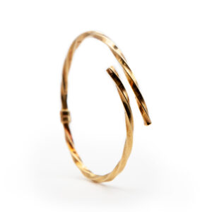 Bracciale rigido torchon in argento 925 - PARTY/MONSTR