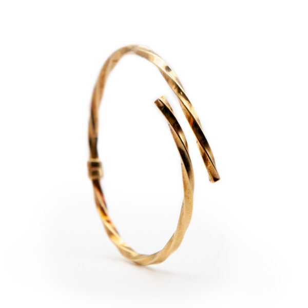 Bracciale rigido torchon in argento 925 - PARTY/MONSTR