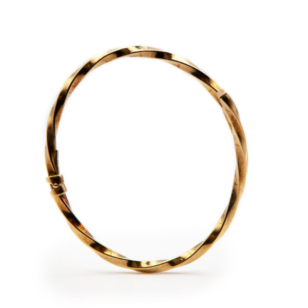 Bracciale rigido torchon in argento 925 - PARTY/MONSTR